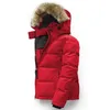 デザイナーの女性長い冬のジャケットガール濃厚な暖かいウェアジッパーコートホワイトグースダウンコートファッションスタイルリアルファーフーディ231226