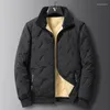 Men's Jackets Mens Thick Fleece Men Outwear Sportswear Wool Liner Warm Coats Man Thermal Coat Winter Plus Size L-7XL