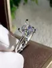 Vecalon Princess Promise Ring 925 Sterling Silver 05CT 5A CZ Statement Wedding Band Rings for Women Bridal Fine Jewelry1496939