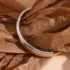 Pulseira à prova d'água personalizada, pulseira de aço banhada a ouro, acessórios de joias finas, joias femininas