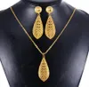 Boucles d'oreilles Collier Dubai Inde Or Femmes De Mariage Fille Pendentif Ensembles De Bijoux Nigérian Africain Ethiopie Fête DIY Charms Cadeau Ws378924795