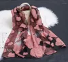 Scarves Fashion Flower Spring Scarf Women Cotton Linen Lace Hollow Stitching Silk Shawl Wraps For Summer Lady Gift8896066