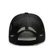 Bollmössor Summer Linen Mesh Baseball For Män Kvinnor utomhus andas M broderi Snapback Cap unisex skuggade Sun Dad Hatts