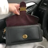 Damen Umhängetasche, weiße Designer-Umhängetaschen, braune Blume, Luxus-Einkaufstasche, echtes Leder, Handtasche, Riemen, Umhängetasche, Herren-Clutch