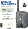 Trail Hunting Camera 2G MMS SMS GSM 20MP 1080P Infraröd trådlös Cellulär mobil natt Vision Wildlife Hunting Camera HC810M 231225