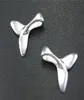 500 stuksslot Antiek zilver Legering Whale Tail Fish Charms Hangers Voor diy Sieraden Maken bevindingen 16x17mm3378118