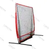 5x5 fot Softball Baseball Practice Net med ram som träffar pitching batting Catching Backstop Equipment Training Strike Zone F 231225