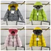 Coat Designer Unisex Winter Down Coat downs Jackets Baby Button zipper Letter Parkas 312 Years Fashion kids coats Woolen Warm Snowsuit