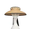 Fashion design Rafi cappelli intrecciati in paglia di erba primavera estate cappelli regolabili con fiocco in nastro di perle a tesa larga per donna donna senza top9609508