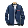 남성 디자이너 재킷 커플 패션 클래식 트렌드 지퍼 긴 슬리브 슬림 한 코트 얇은 까마귀 코트 삼각형 epaulettes 크기 m-6xl f3he#