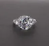 Rings Wong Regen 100 925 Sterling Zilver Asscher Cut Gemaakt Moissanite Aqumarine Edelsteen Wedding Engagement Ring Sieraden4908273875565