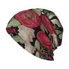 Berets Watercolor . Night Garden Knit Hat Funny Cute Ladies Men's