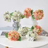 Decoratieve Bloemen 1PC Simulatie Kunstmatige Hortensia Tak Nep Plastic Thuis El Decoratie Bruiloft Tafeldecoraties Artificiais