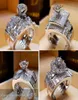 Vecalon Boho Weibliche Diamant Ehering Set Mode 925 Silber Großen Stein Fingerring Versprechen Braut Verlobungsringe Für Frauen 3776022