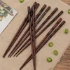 箸は日本スタイルの木製の堅い木材尖った寿司クリエイティブな家庭ギフト