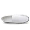Summer Man Loafers Wedding Dress White Driving Moccasins Footwear Men Casual Shoes Split Leather Slip On Lightweight Male 231226