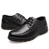 Echtes Leder Schuhe Flache Herren Casual Rindsleder Business Marke Männliche Schuhe Weiche Bequeme Schwarz 231226