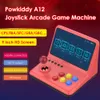 Powkiddy A12 32GB 9inch Joystick Arcade A7 Mimarlık Dört Çekirdek CPU Simülatör Video Oyunu Konsolu Çocuk Hediyesi 231226