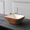 Plates Metal Fruit Basket Wooden Bowl Nordic Home Storage Products Snack With Leaf Design Handle