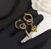 Urok 18K Goldplatowane kolczyki dla kobiet kolczyki modowe Luksusowe dziewczęta Akcesoria biżuterii w mieście Prezenty w stylu młodzieży Wybrane Qualit1224580
