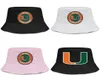 Miami Hurricanes Round Logo för män och kvinnor Pony Hat Cap Design Sport Personlig trendiga baseballhats Fotboll Logo Old Print 7038561
