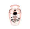70x45mm Pet Urn Cremation Jar Small Funeral Keepsake Cremation Urns For Ashes With Pretty Package Bag6947399