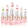 6st Lipsticks Lip Balm Transparent långvarig fuktgivande blommstickfuktighetskräm Glosses Makeup Velvet Beauty 231225