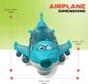 Kids Airplane Toy Bump Go with Lights Sounds Play Vehicle Toys for Boys Girls 3 12 Airplanes Baby 231225