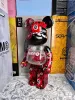 Juegos más vendidos 400% 28CM The ABS Roses Bearbrick figuras de osos de juguete para coleccionistas modelo Bearbrick juguetes de decoración
