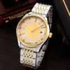 Luxury Mens Watches Mechanical Automatic Movement All Stainless Steel Band Gold Wristwatches High Quality Men Watch Valentines Day Present Christmas Gifts