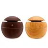 Diffusorer 2023 Hot Ball Shape Wood Grain Essential Oil Diffuser Bamboo Color USB CHOIDIFIER FÖR KONTOR HEM BEDROOM vardagsrum