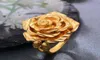 Bröllopsringar Etiopien Dubai Rose Gold Color for Women Girls Flower Simple Finger Trend Ring Jewelry Party9618531