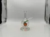 6 inch glazen bong helder waterpijp pompoen 14 mm joint met kom