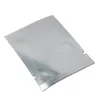 5x7 cm liten öppen topp främre klart aluminiumfolie matlagringspåsar mylar vakuum tätare förpackning påse värme tätning jllxrk mxyard xqnmp rooiv