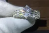 Luxury Jewelry Marquise Cut 5ct Diamonique Cz 925 Sterling silver Engagement wedding band ring for women Love gift3599300