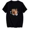 Herr t-skjortor husdjur hund Yorkshire terrier bomull t-shirt mode märken sommar kort ärm tee hajuku roliga män kvinna casual topps