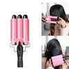 Séchoirs professionnels triple baril coiffure coiffure curling iron roll rouleau coiffure outils coiffure coiffure berlette curleur fers sèche-cheveux sèche-cheveux