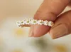 Vintage Daisy Flower Rings For Women Korean Style Adjustable Opening Finger Ring Bride Wedding Engagement Statement Jewelry Gif3281961