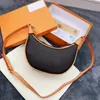 Crossbodytassen Dames Clutch Handtas Top Luxe Designer Looptas Croissanttassen Schoudertas Hobo Portemonnee Echt leer Rits Open Dameshandtassen Metalen ketting