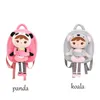 Spersonalizowane dzieci 3D kreskówka Koala Panda Plush Kids Plecak Przedszkole dla chłopców i dziewcząt torby szkolne Mochila Infantil 231225