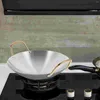 Patelnia naczyń gotowania na podwójne uszy domek domowy wok Kitchen Kitchen Non Stick for Restaurant Ramen