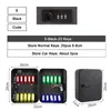 Nyckel Safe Box Multi Keys Storage Password Reserve Car Organizer för Home Office Factory Store Använd 231226