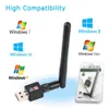 2024 150Mbps USB WiFi receiver Wireless Adapters Network Networking Card LAN Adapter 300M 600M With 5dbi Antenna IEEE 802.11n/g/b For Computer Accessories