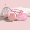 Leuke Sleutelhangers Ijs Bubble Thee Biscuit Roze Sleutelhangers Vriendschap Voor Vriend Vrouwen Handtas Gift Sieraden 231226