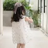 Robes de fille 2023 Été Princesse Robe florale pour enfants Enfants Belle maille sans manches A-ligne Habillée Nourrissons Casual Vêtements de plein air