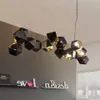 Moderne metalen creatieve hanglamp voor woonkamer eetkamer cirkelvormig ontwerp hangende lampen woondecoratie verlichtingsarmaturen281C