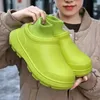 Footwear Outdoor Waterproof Water Shoes Women's EVA Short Rain Boots Winter Warm Plush men Snow Boots for couple 231226