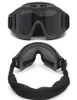 Taktiska skyddsglasögon som skjuter solglasögon 3 lins Taktiska tillbehör Airsoft Paintball Motorcykel Windproof Wargame Glasses6685422