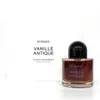 Newest 100ml Perfume Men Women Fragrance Byredo Vanille Antique Eau de Parfum Spray long lasting Smell fast delivery