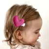 Acessórios de cabelo Ncmama 10 Pçs/set Veludo Coração Clipes Para Bebê Menina Bonito Crianças Side Hairpin Clip Kids Headdress Coreano